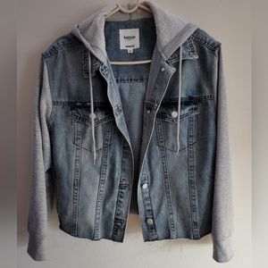 Light blue & grey Kensie Jean Jacket size large